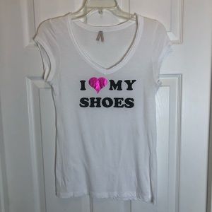 MAX I ❤️ My Shoes T-Shirt. Size L  Junior